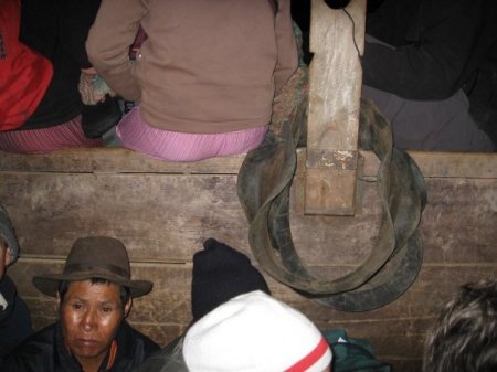 Back of Cattle Truck Paro Pic Peru
